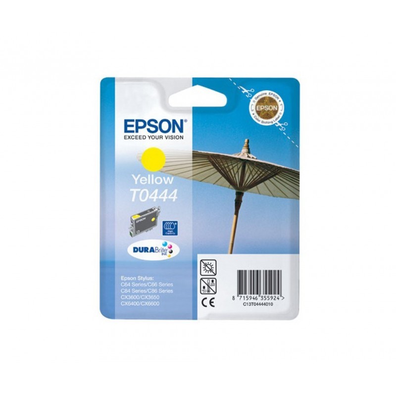 EPSON T0444 / COLORAMARILLO / CARTUCHO DE TINTA ORIGINAL / C13T04444010