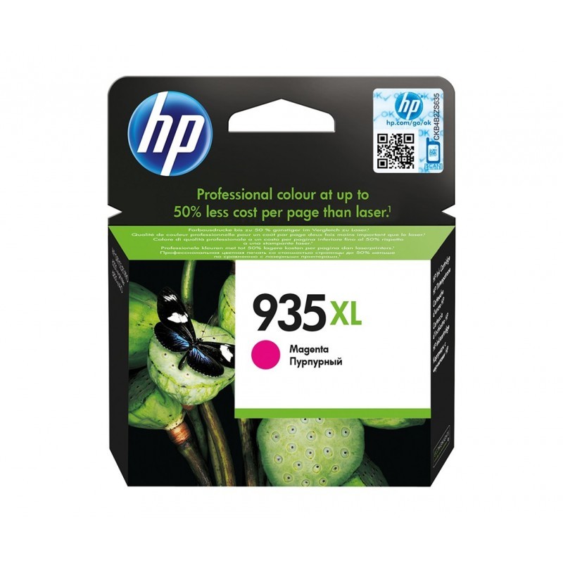 HP 935XL / COLOR MAGENTA / CARTUCHO DE TINTA ORIGINAL / C2P25AE / C2P21AE