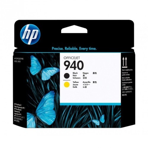 HP 940 / COLOR NEGRO / COLOR AMARILLO / CABEZAL DE IMPRESION ORIGINAL / C4900A