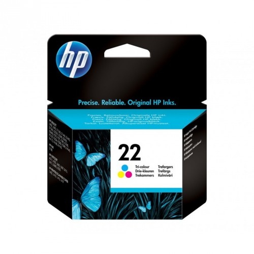 HP 22 / COLOR TRICOLOR / CARTUCHO DE TINTA ORIGINAL / C9352AE