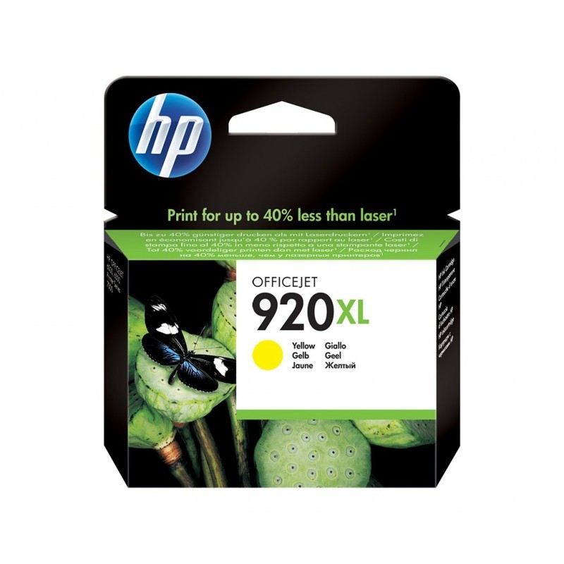 HP 920XL / COLORAMARILLO / CARTUCHO DE TINTA ORIGINAL / CD974AE