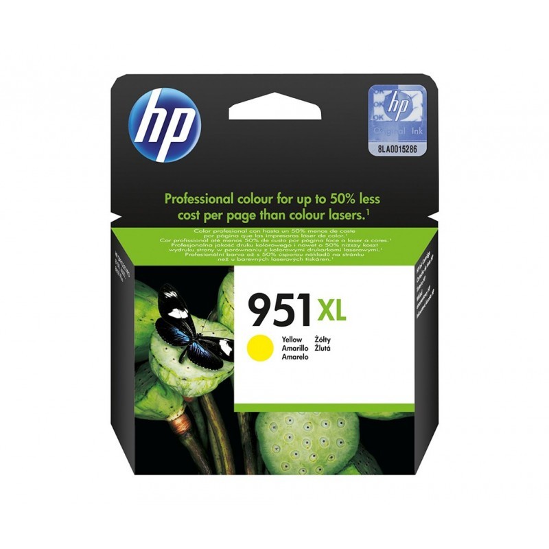 HP 951XL / COLORAMARILLO / CARTUCHO DE TINTA ORIGINAL / CN048AE