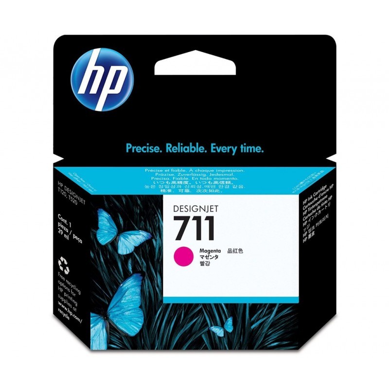 HP 711 / COLOR MAGENTA / CARTUCHO DE TINTA ORIGINAL / CZ131A