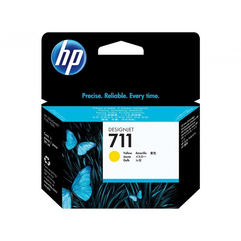 HP 711 / COLORAMARILLO / CARTUCHO DE TINTA ORIGINAL / CZ132A