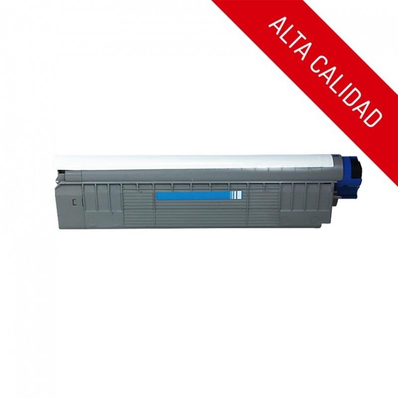 ALTA CALIDAD / OKI C8600 / C8800 / COLOR CYAN / TÓNER COMPATIBLE / 43487711