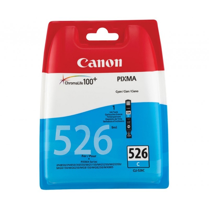 CANON CLI526 / COLOR CYAN / CARTUCHO DE TINTA ORIGINAL / 4541B001