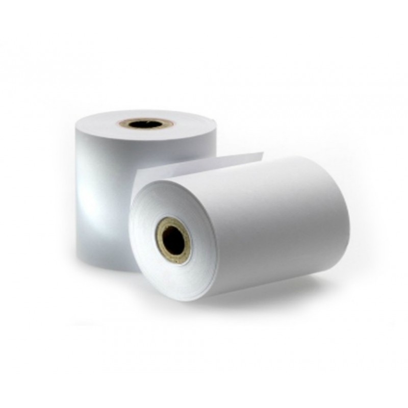 Rollo de Papel Térmico / 57 X 80 mm / Color Blanco / 56 gramos / 10 Rollos