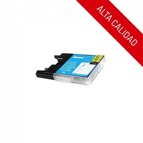 ALTA CALIDAD / BROTHER LC1220 / LC1240 / COLOR CYAN / CARTUCHO DE TINTA COMPATIBLE