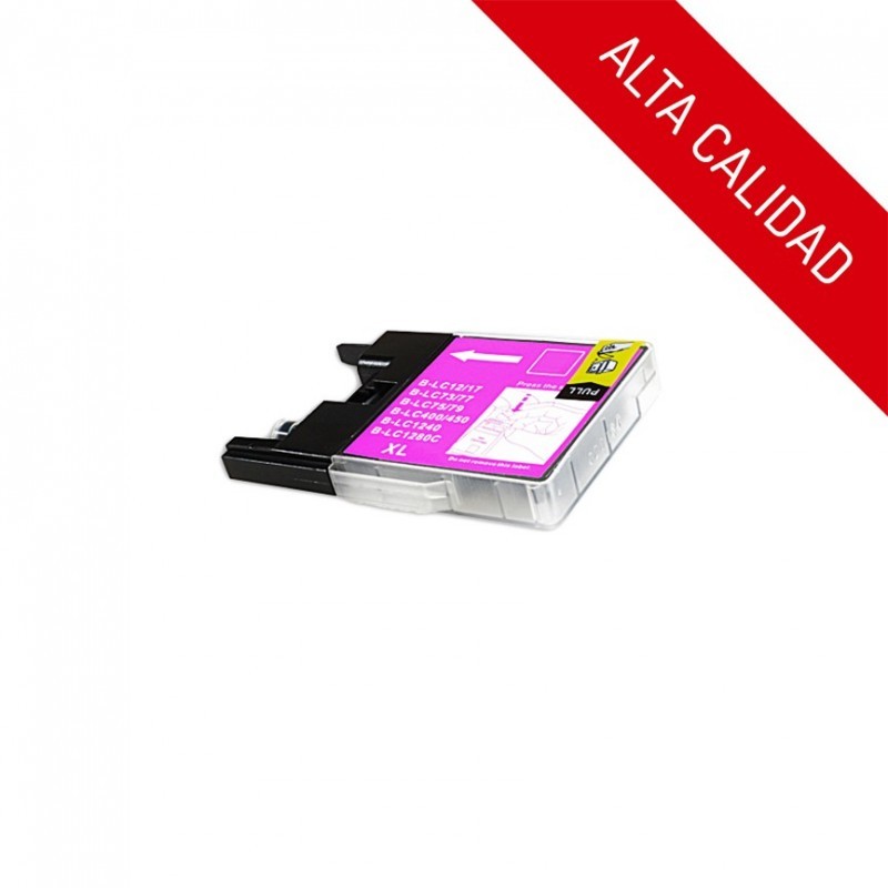 ALTA CALIDAD / BROTHER LC1220 / LC1240 / COLOR MAGENTA / CARTUCHO DE TINTA COMPATIBLE